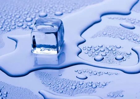 Melting ice