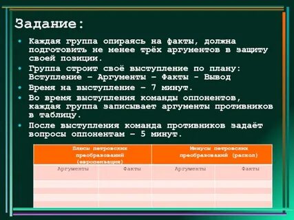 Опираться на факты