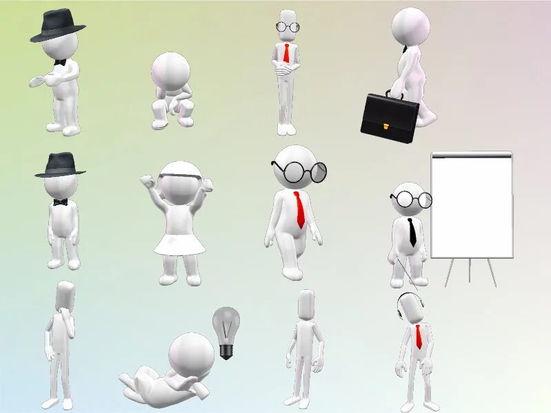 Animated 3d characters