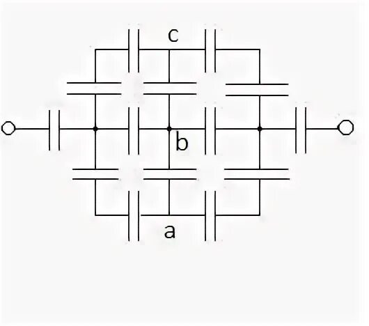 Батареи конденсаторов схематично. Определите емкость с батареи конденсаторов схематически. Мини модуль батареи конденсаторов. Схематическое изображение емкости. Определите емкость батареи конденсаторов изображенной
