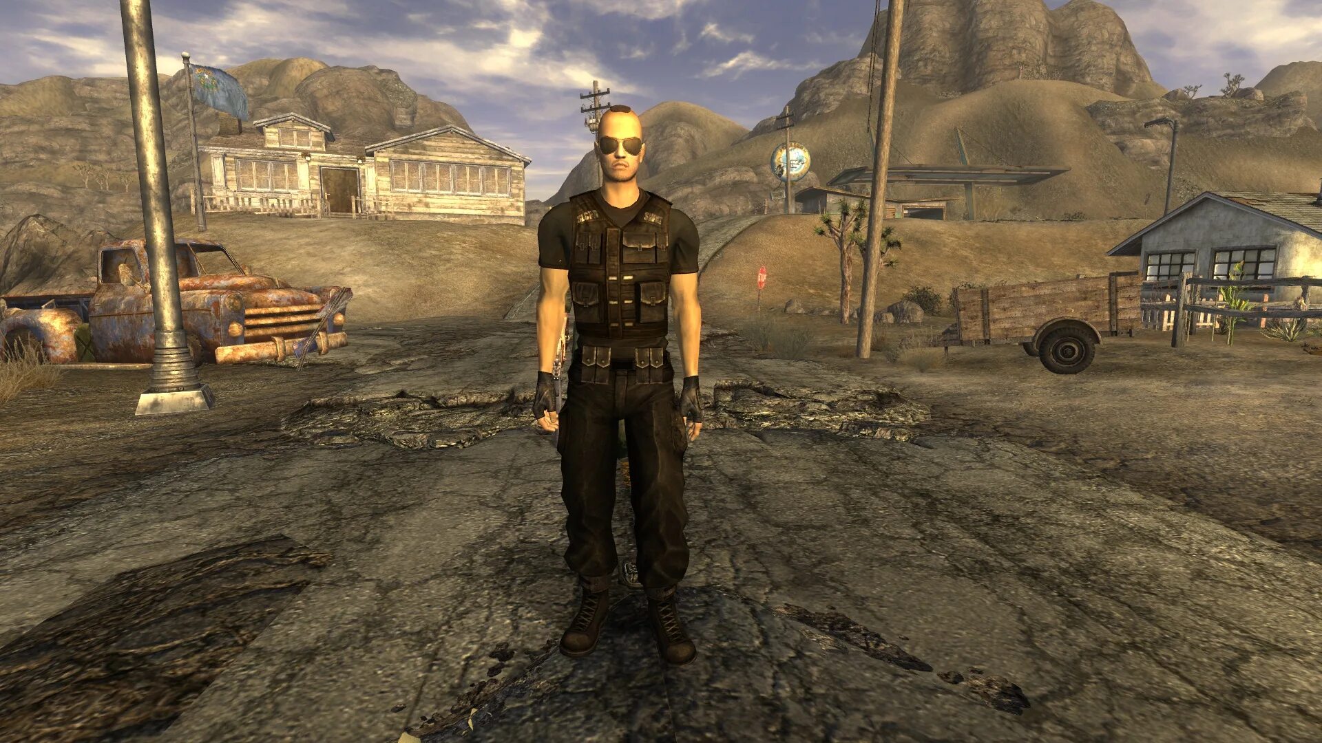 Fallout new vegas как повысить. Фоллаут 2 new vegas. плащ курьера fallout new vegas. fallout new vegas ковбой. fallout new vegas костюм.