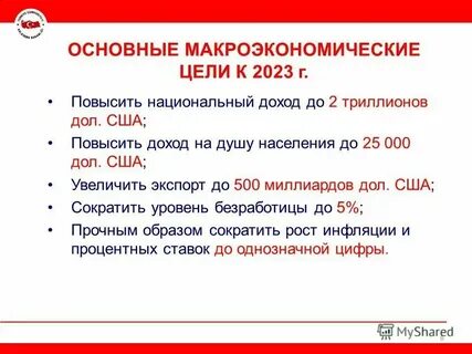 Цели 2023 примеры