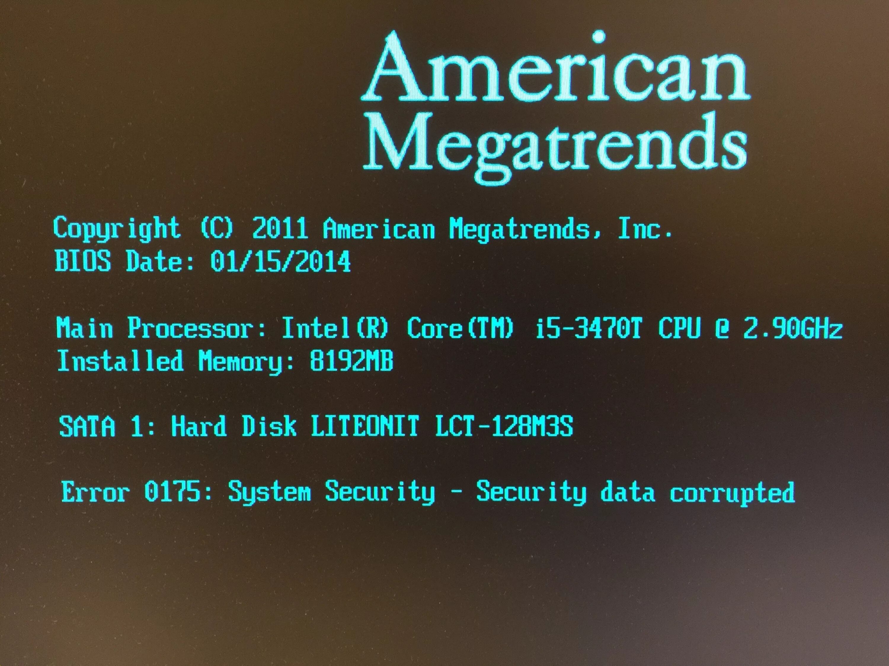 Recover m. The main BIOS is corrupted. American MEGATRENDS BIOS update. Scph1001 BIOS corruption.