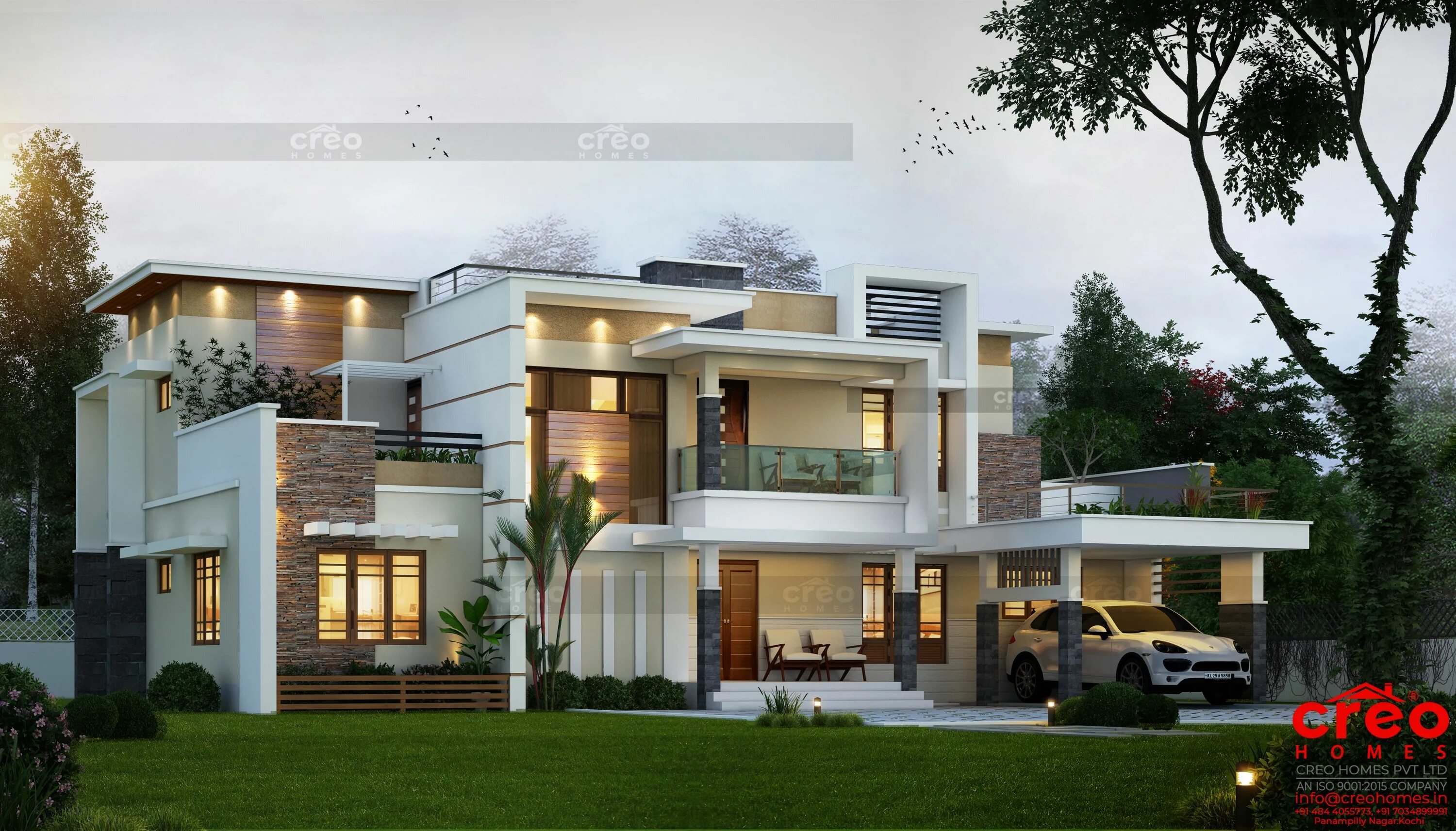 Модерн дом. Двухэтажная вилла. Well house design. Well house design. Well house design.