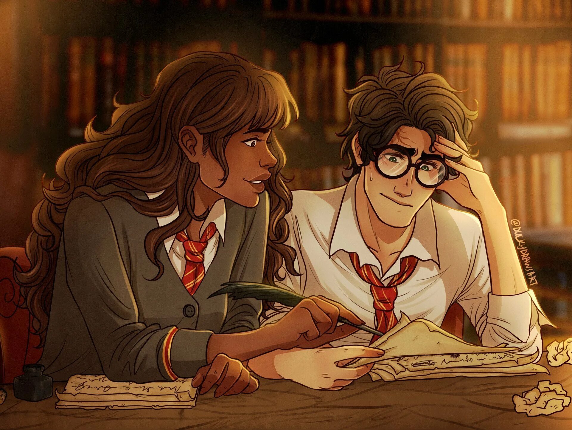 Harry potter and hermione&#039;s