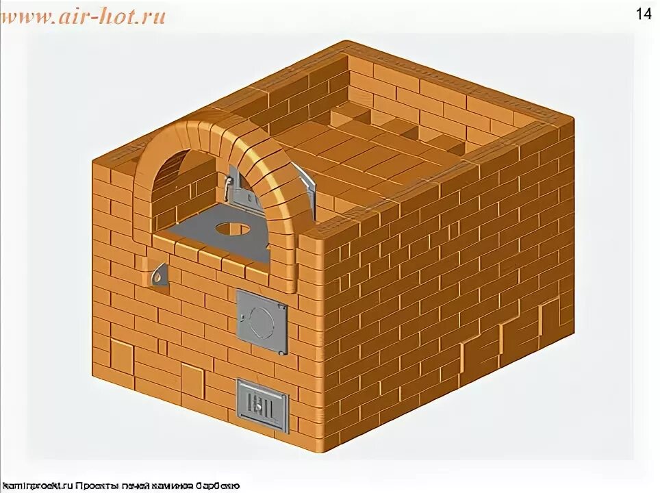 Печь русская мини - CormanStroy.ru