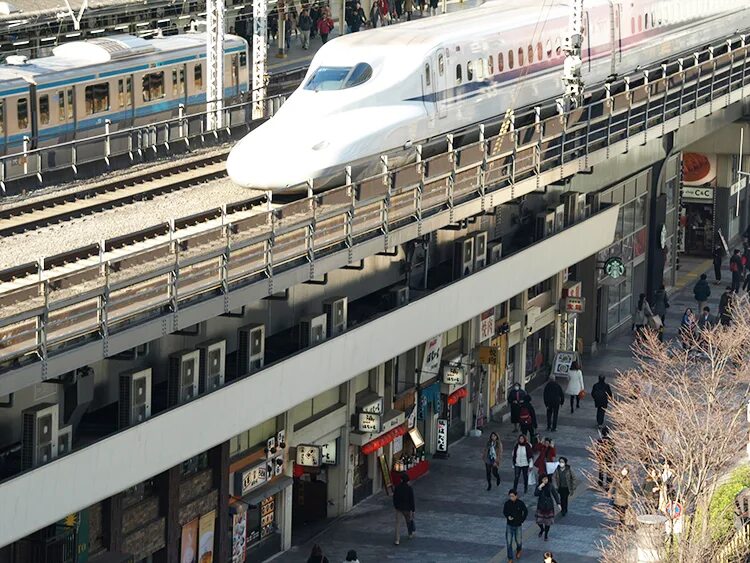 Train is in the station. Tokyo railway station. japanese train station.