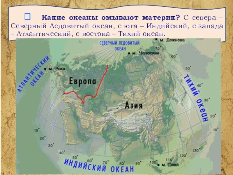 Какие материки омывает северный. Материк с севера омывает. Какие материки омывает. Окенаы омыаающие материки. Евразия омывается.