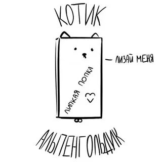 Стикеры котики для открытки из тик тока