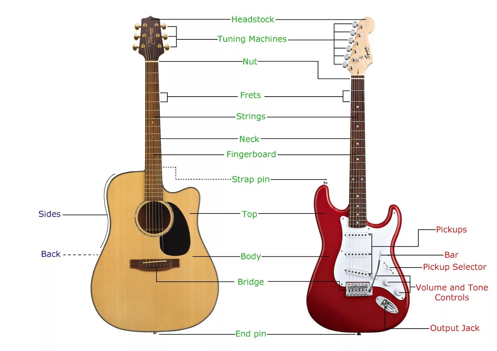 Сколько на гитаре с нуля. Электрогитара для начинающих. Название частей гитары. Название частей электрогитары. Анатомия гитары.