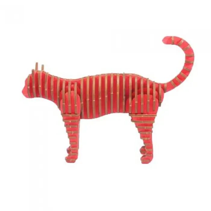 3d модель картон. Моделирование кошки. Фигурки животных из фанеры. Картонный 3д пазл котики. Фигуры из гофрокартона.