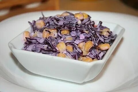 Салат с краснокочанной капустой рецепт с майонезом