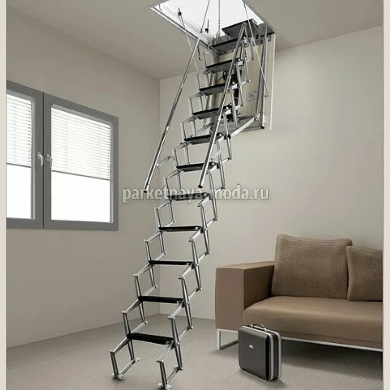 металлическая чердачная лестница fakro lst 70х120х280. мансардные лестницы складные. мансардные лестницы складные. мансардные лестницы складные. лестница fakro(факро) 60*120*280 lwk plus.