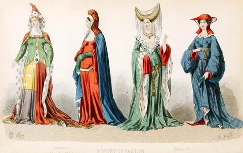Средневековье одежда