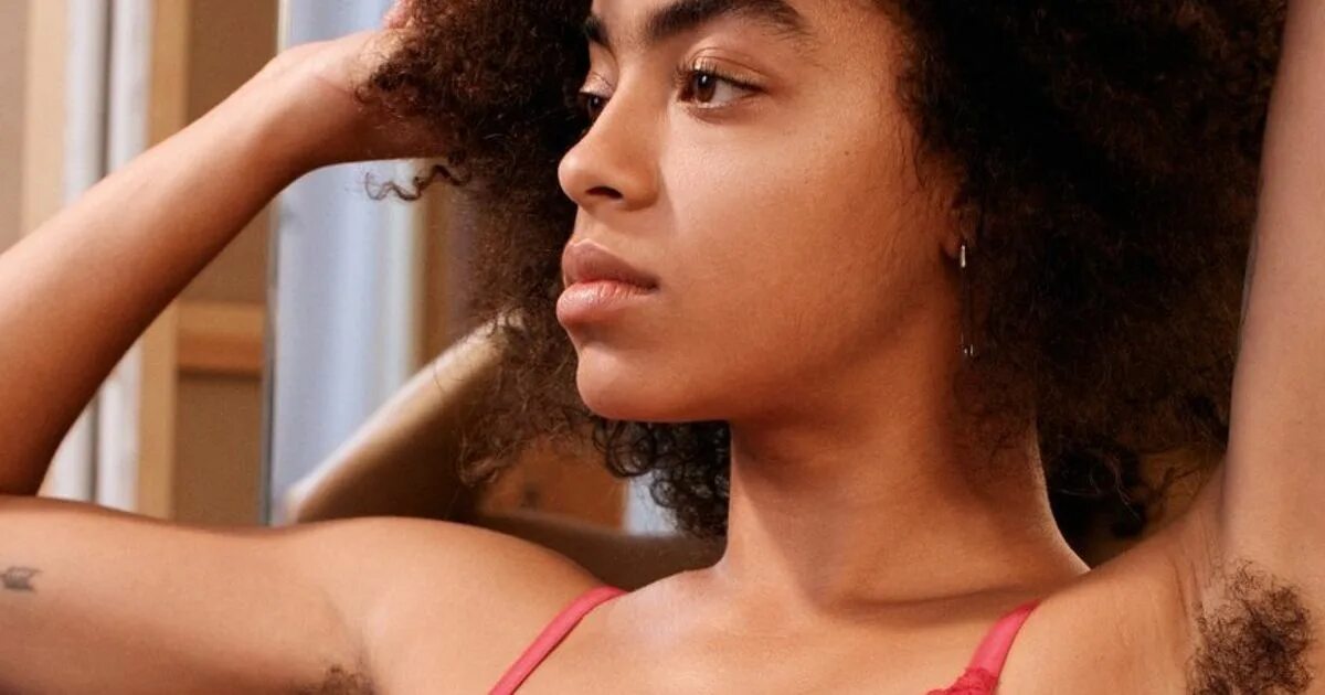 Super hairy girl