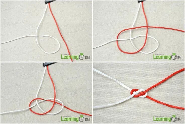 Reverse Sliding Knot for Bracelets Bracelet knots, Sliding knot bracelet, Slidin