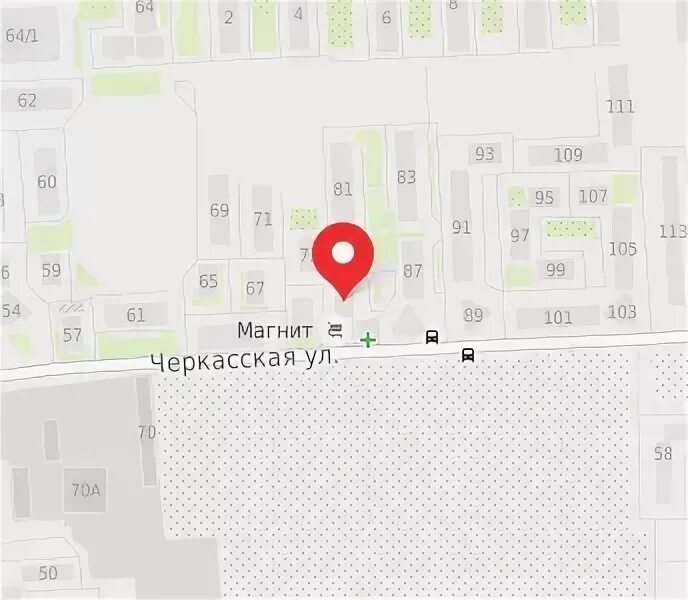 Карта краснодара черкасская
