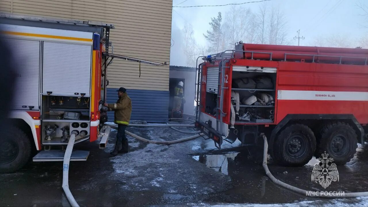 Что горит в березовском