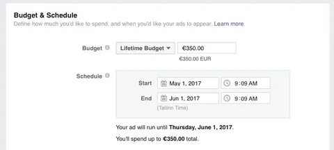 Schedule start