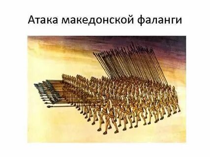 Слабые стороны построения македонской пехоты фалангой