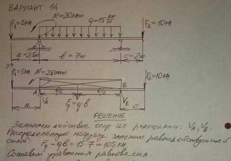 Реакции опор двухопорной балки. Определить опорные реакции балки. Определить реакции опор балки. Реакция двухопорной балки решение. Определить реакции опор балки на двух опорах.