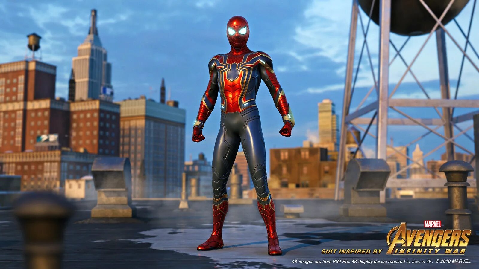 Человек паук где железный человек. Spider man ps4. Спайдер Мэн игра 2018. Marvels Spiderman Железный паук ps4. Человек паук Marvel Avengers ps4 костюмы.