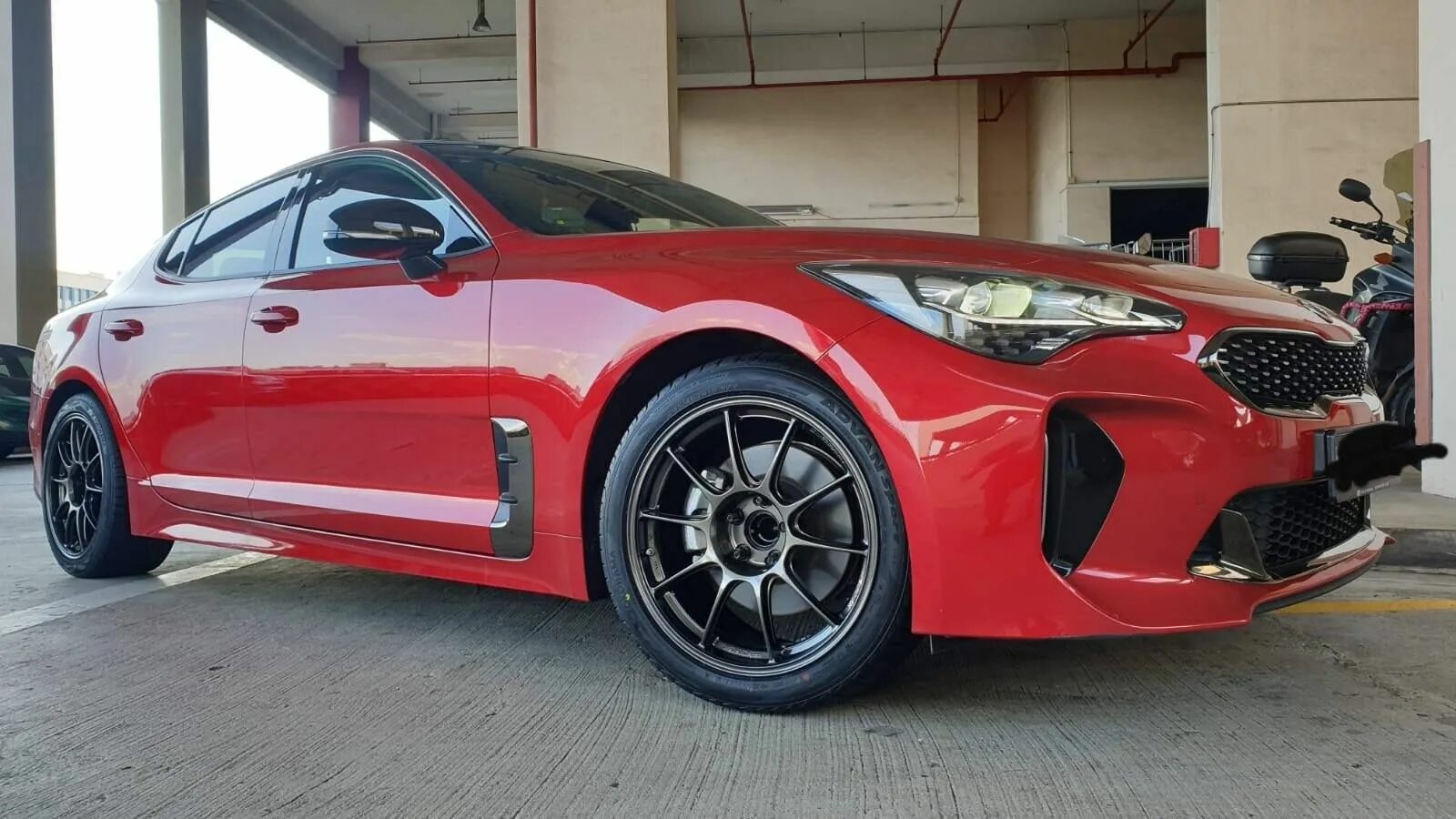 Kia Stinger 19” Wheels. Kia Stinger r17. Wheel Force Wheels Kia Stinger. Kia Stinger Red. Масло киа стингер