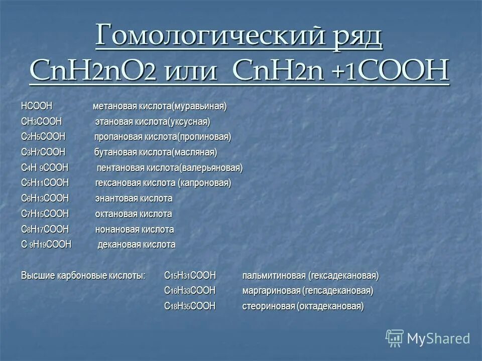 Cnh2n название соединения