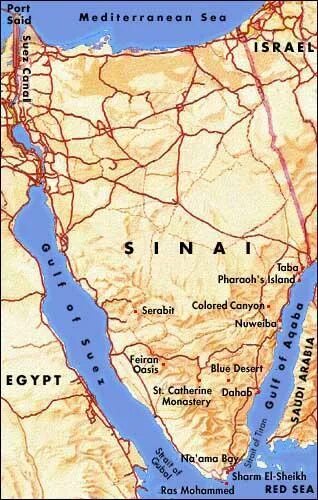 Синайский полуостров карта на русском. Синайский полуостров на карте. Синайский полуостров на карте Египта. Синайский полуостров Египет.