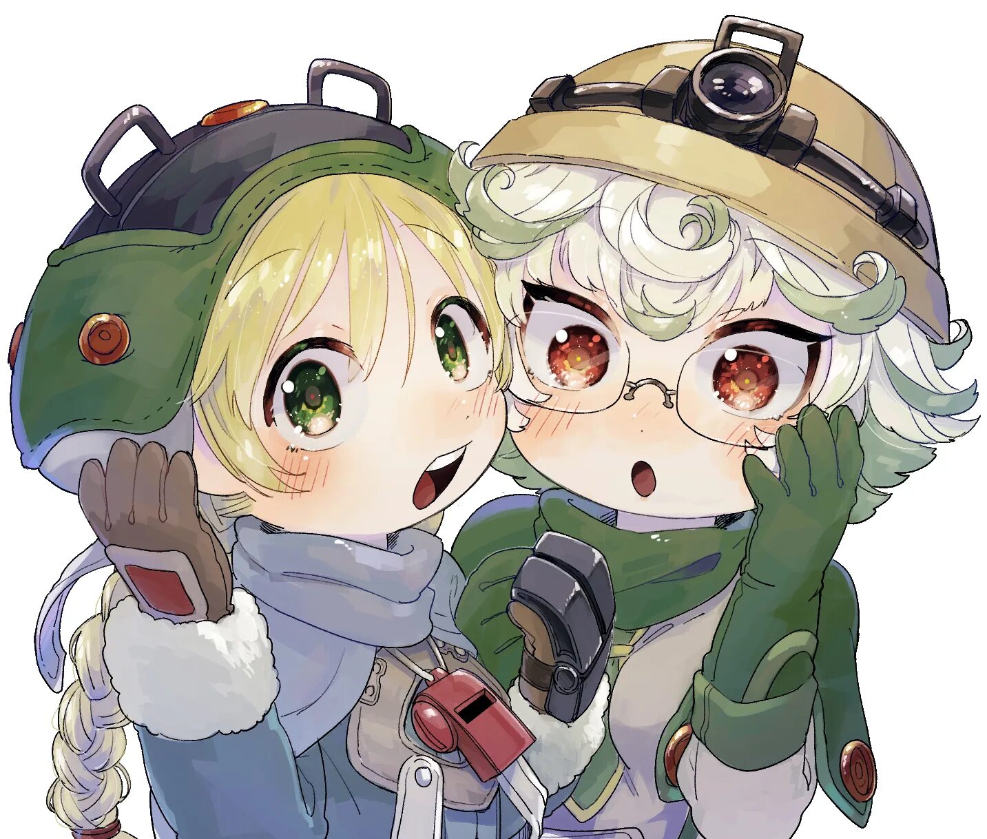 Прушка made in Abyss. Рико made in Abyss. Рико и прушка.