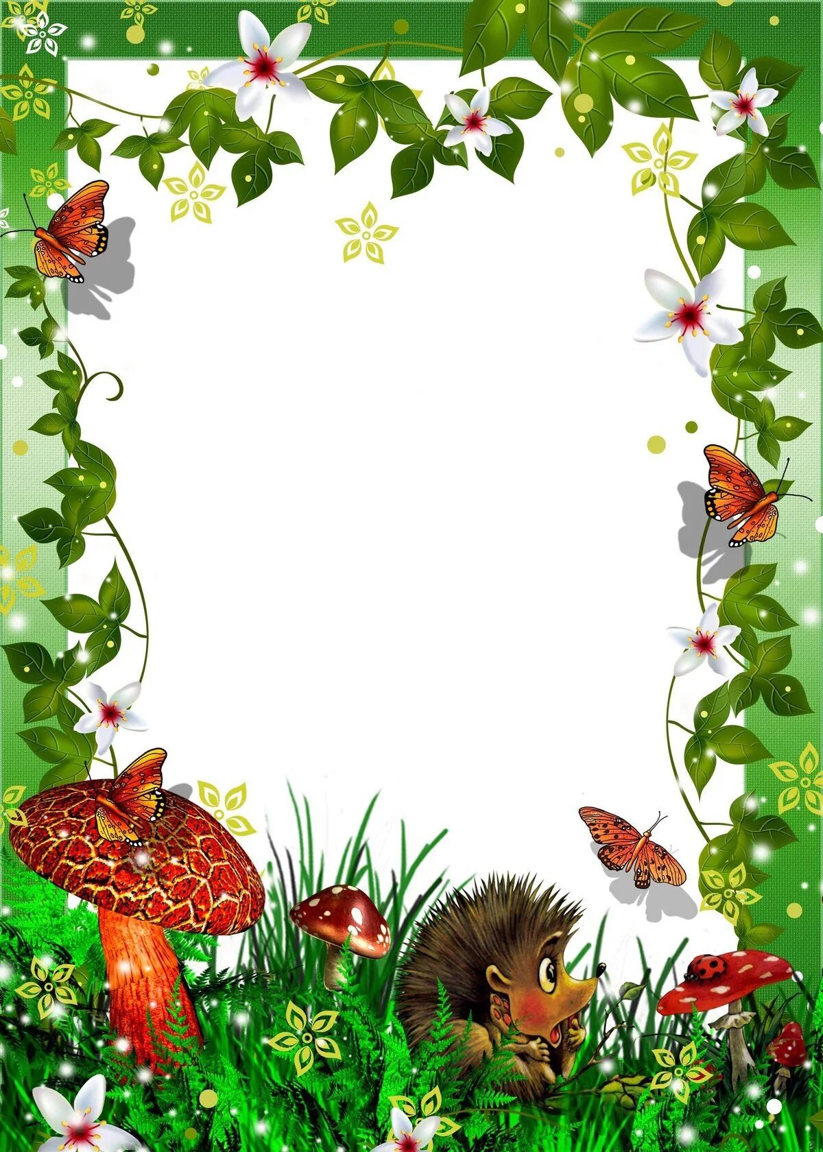 рамка для презентации книги. детские рамки для фотографий. рамка сказка. сказочный лист.