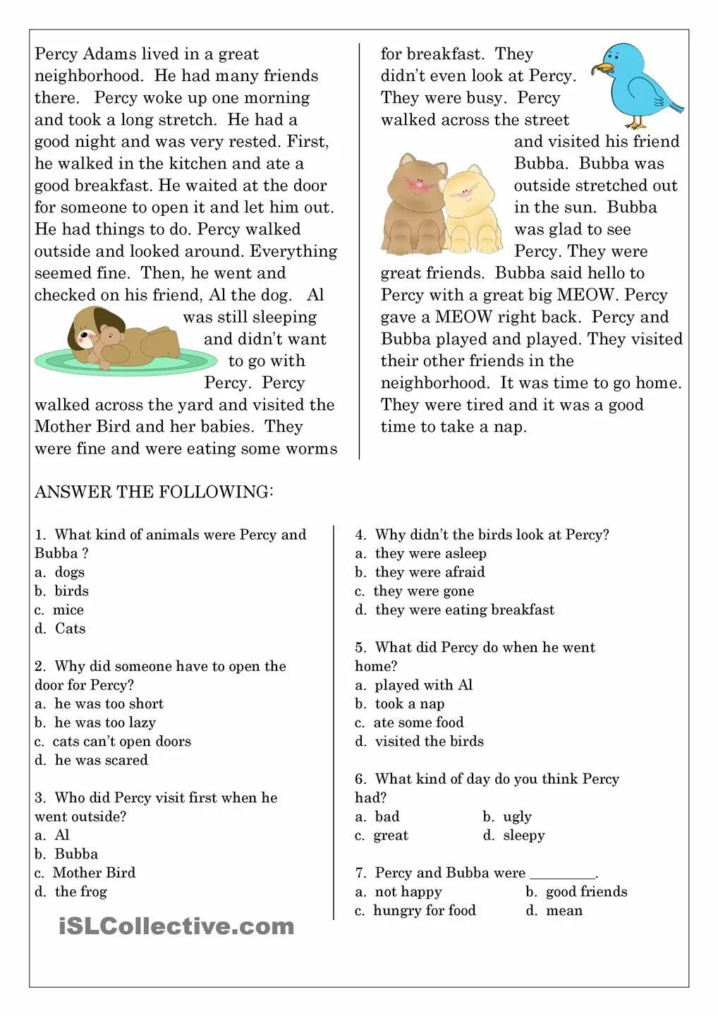 Reading comprehension elementary. Чтение elementary worksheet. reading with exercises. reading test for elementary. reading passages for elementary.