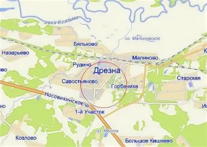 Дрезна орехово зуево