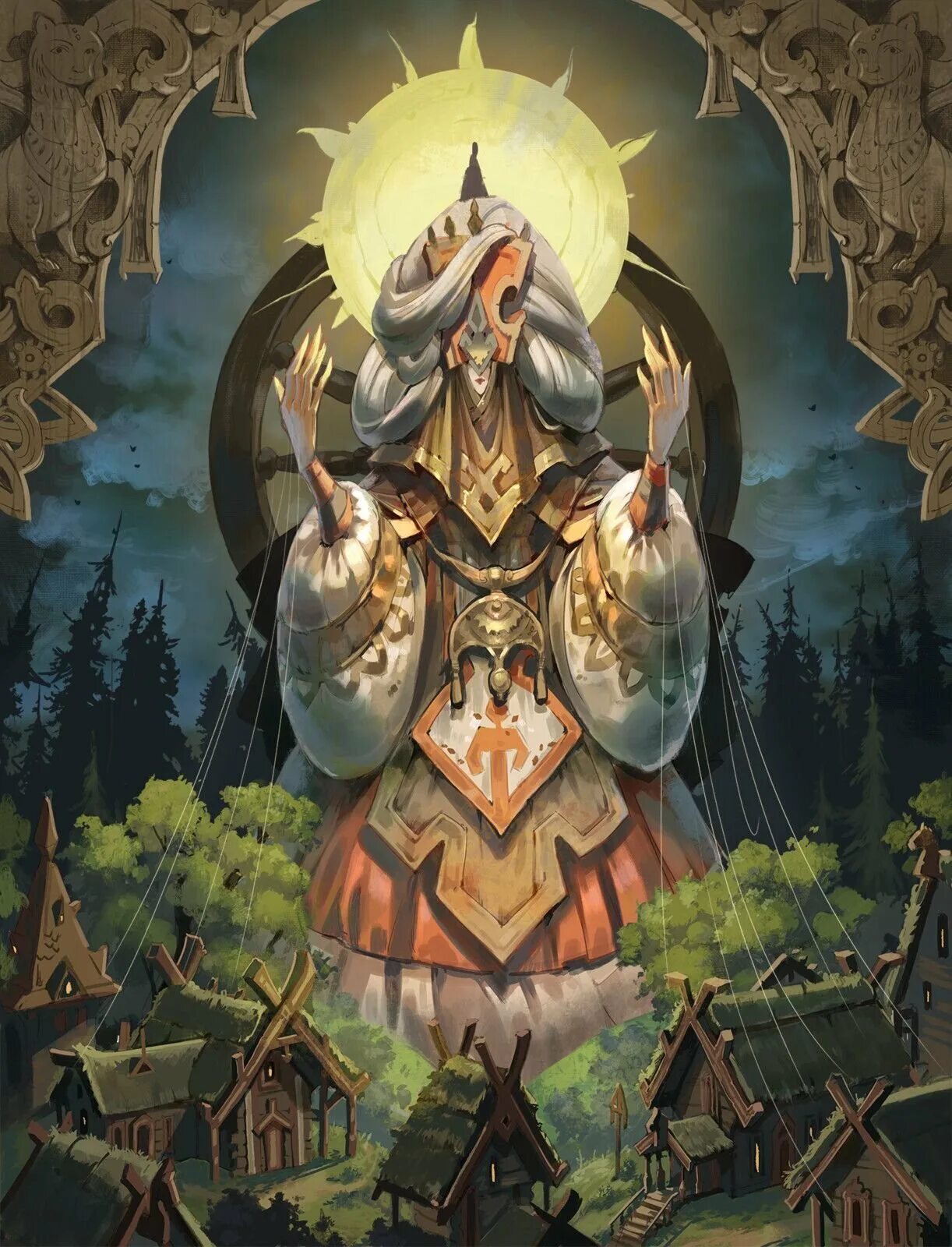 девана славянская богиня охоты. славянская мифология арты. темное фэнтези. ягиня виевна богиня. берегини славянская мифология.