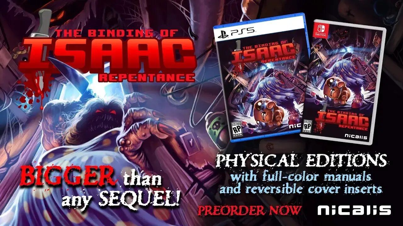 Isaac repentance как открыть персонажей. Айзек на Нинтендо свитч. The Binding of Isaac: Repentance Нинтендо свитч. Айзек пс4. Isaac Repentance Nintendo Switch.
