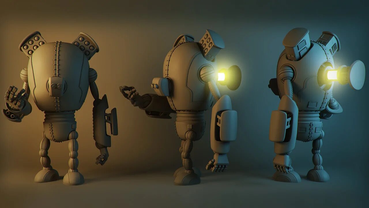 Робот Кейн 2 3ds Max. 3d Modeling 3ds Max. Robot Modeling 3ds Max. Robots 3ds Max.