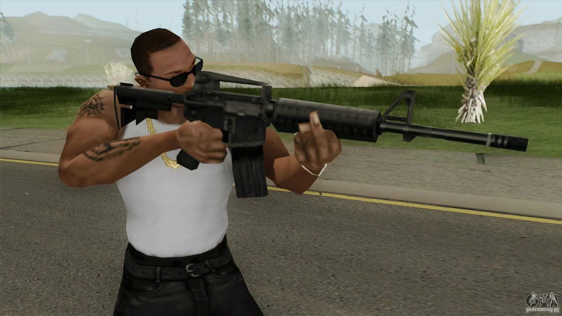 Как купить оружие в гта. GTA sa Weapon sa Style. Ar-15 GTA sa. Ar15 для ГТА са. Ар 15 для ГТА са.