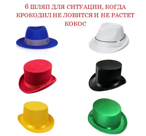 6 шляп. Шляпы мышления де Боно. Синяя шляпа метод 6 шляп. Шесть шляп мышления э.де Боно.