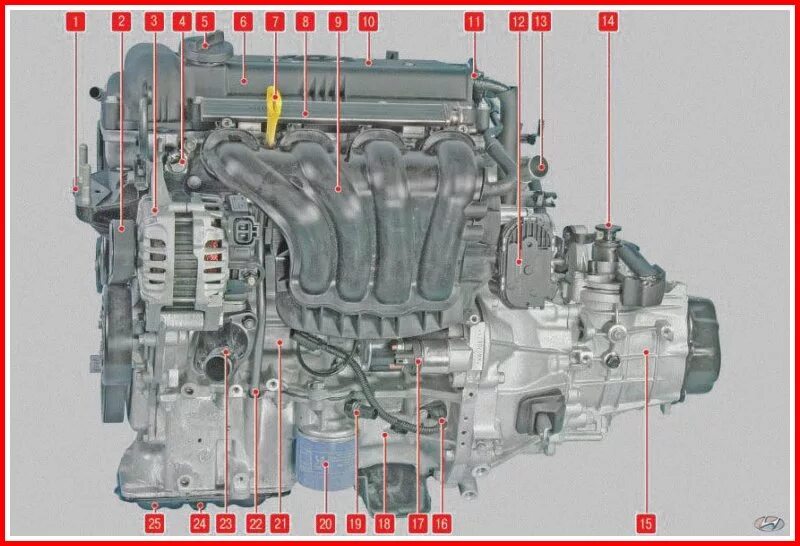 Хендай солярис где датчик коленвала. Стартер Hyundai Solaris 1.4. Hyundai Solaris 1.6 стартер расположение. Стартер Хендай Солярис 1.6 расположение. Датчики двигателя Киа Рио 2 месторасположение.