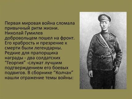 Почему гумилев