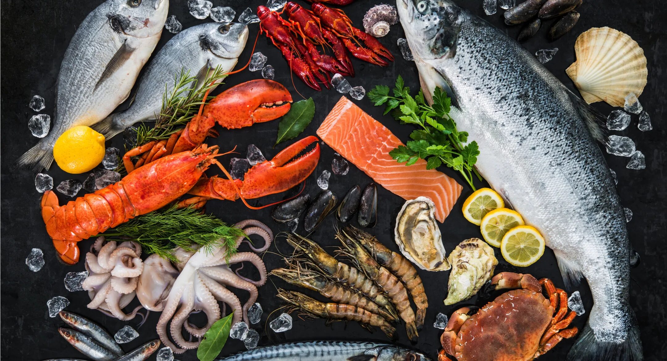 Кровь рыб в питании. Рыба и морепродукты. Морепродукты на черном фоне. Рыба и рыбные товары. Рыбные деликатесы.