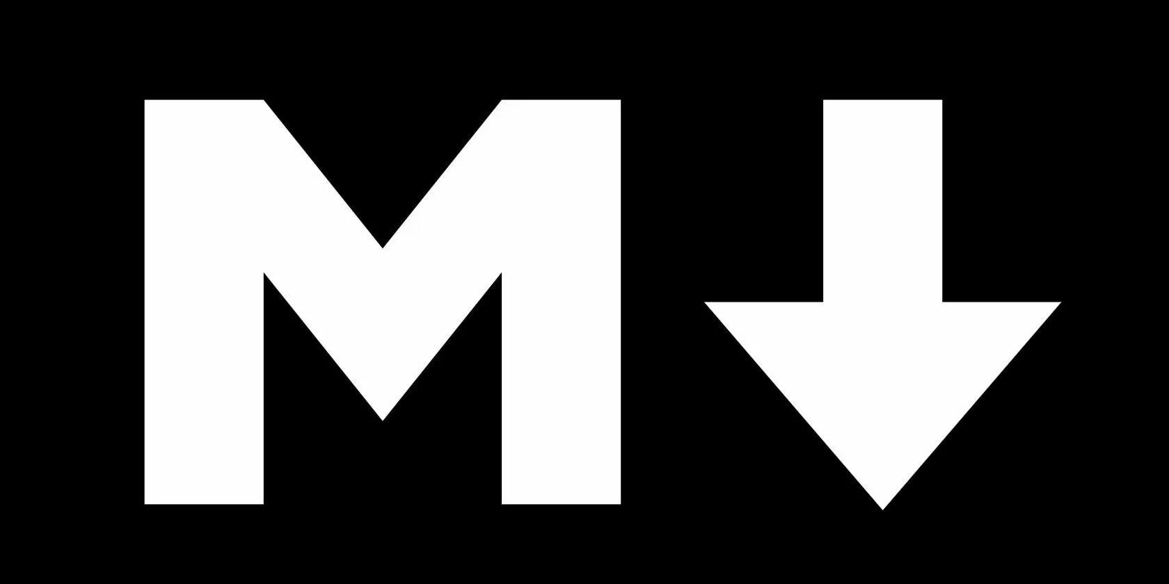 Символы в маркдауне. Markdown language logo svg. Video PNG.