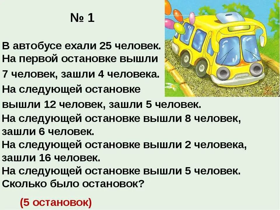 Загадка ехал автобус все пассажиры спали