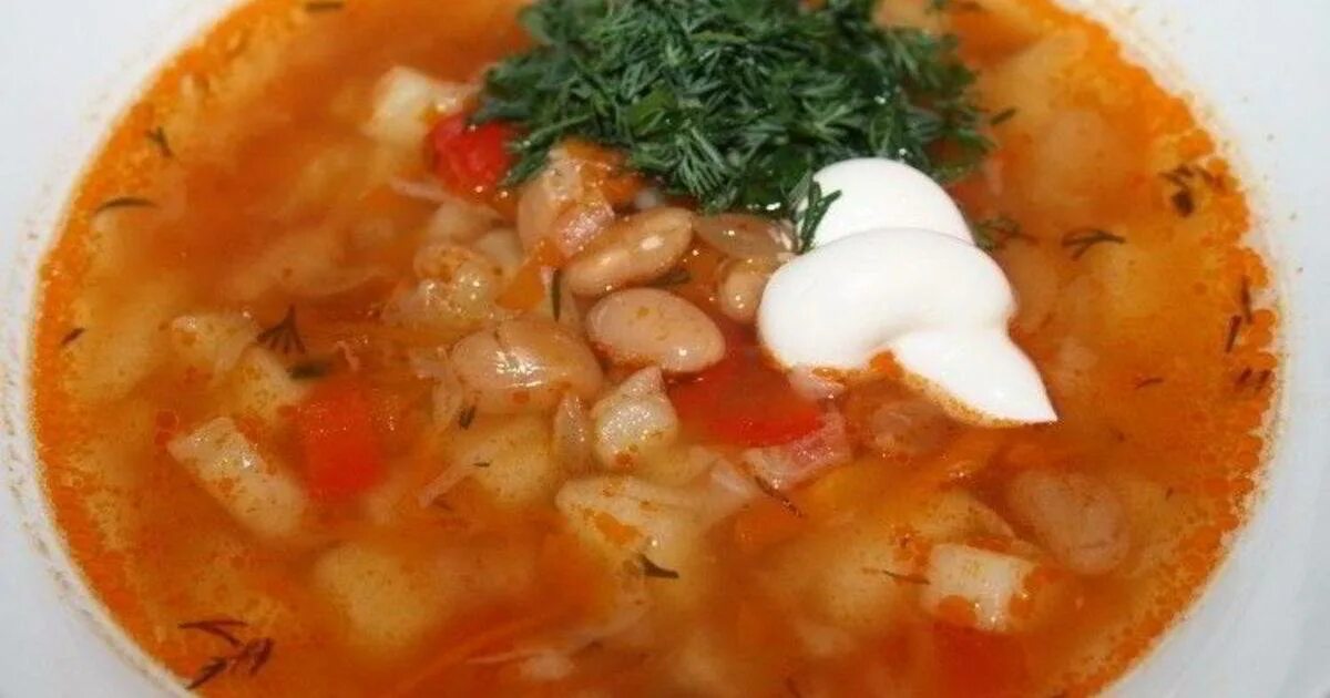 Вкусные щи с фасолью рецепт