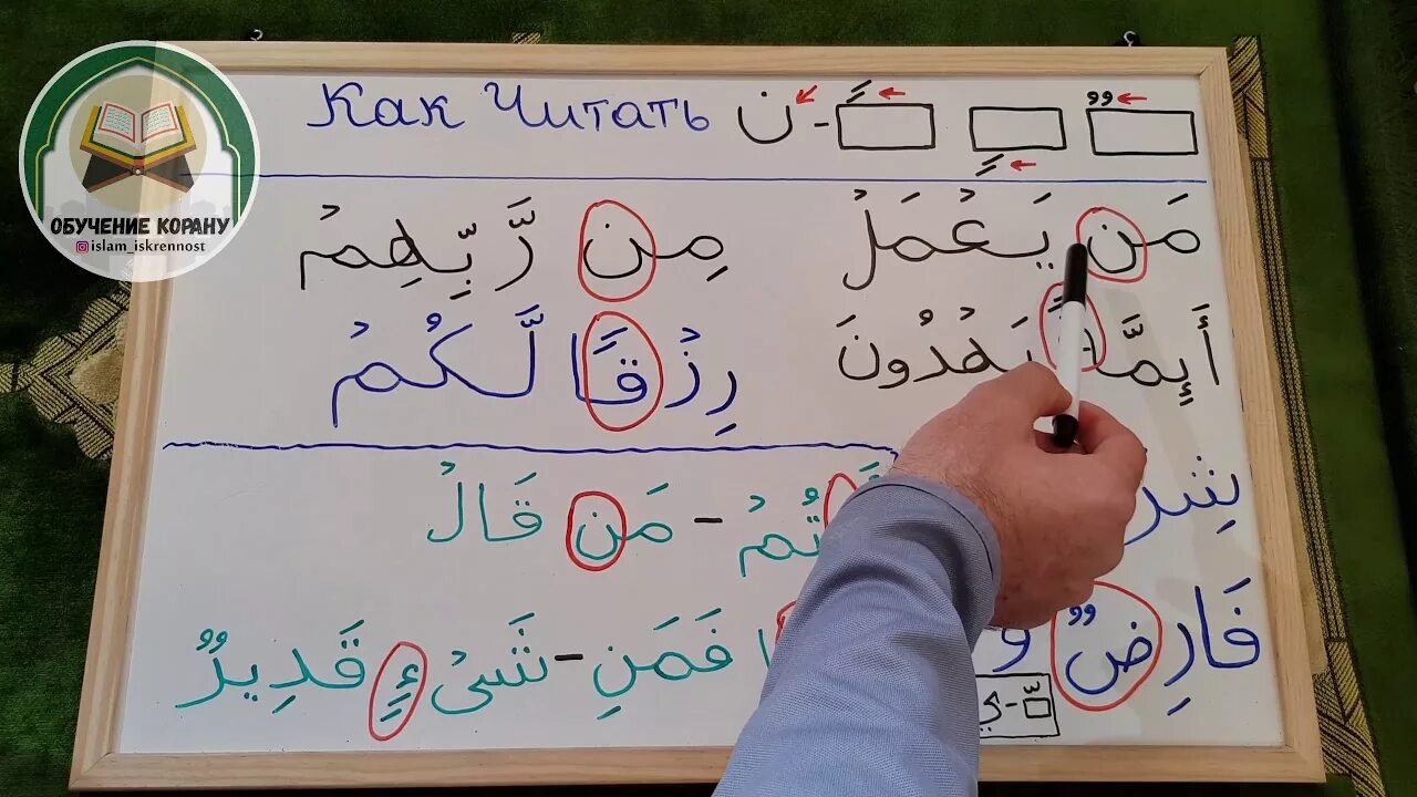 Арабский язык таджвид. Урок чтения Корана. Обучение чтению Корана. Изучение Корана для начинающих. Арабские буквы таджвид.