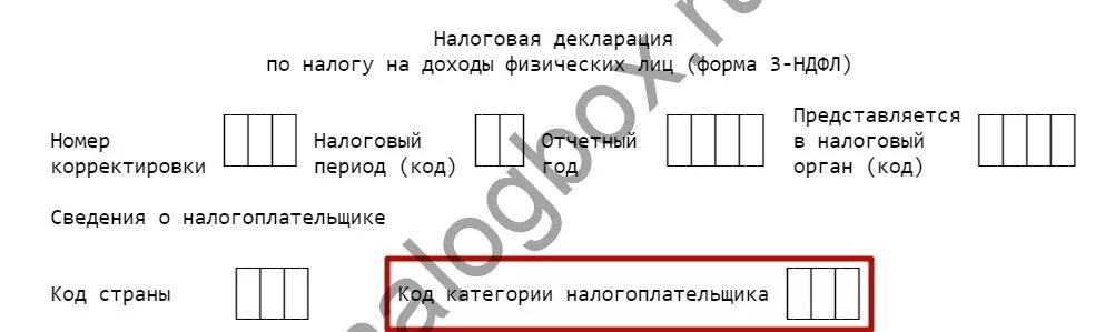 Код категории налогоплательщика. Код категории налогоплательщика в декларации. Код категорииналого платильщика. Код категории налогоплательщика в 3 НДФЛ. Код категории налогоплательщика в декларации 3 ндфл