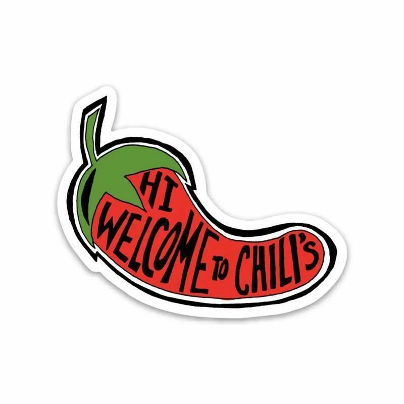 Welcome to chilis. Стикеры. стикер welcome. монстербук стикеры. стикеры привиденьице.