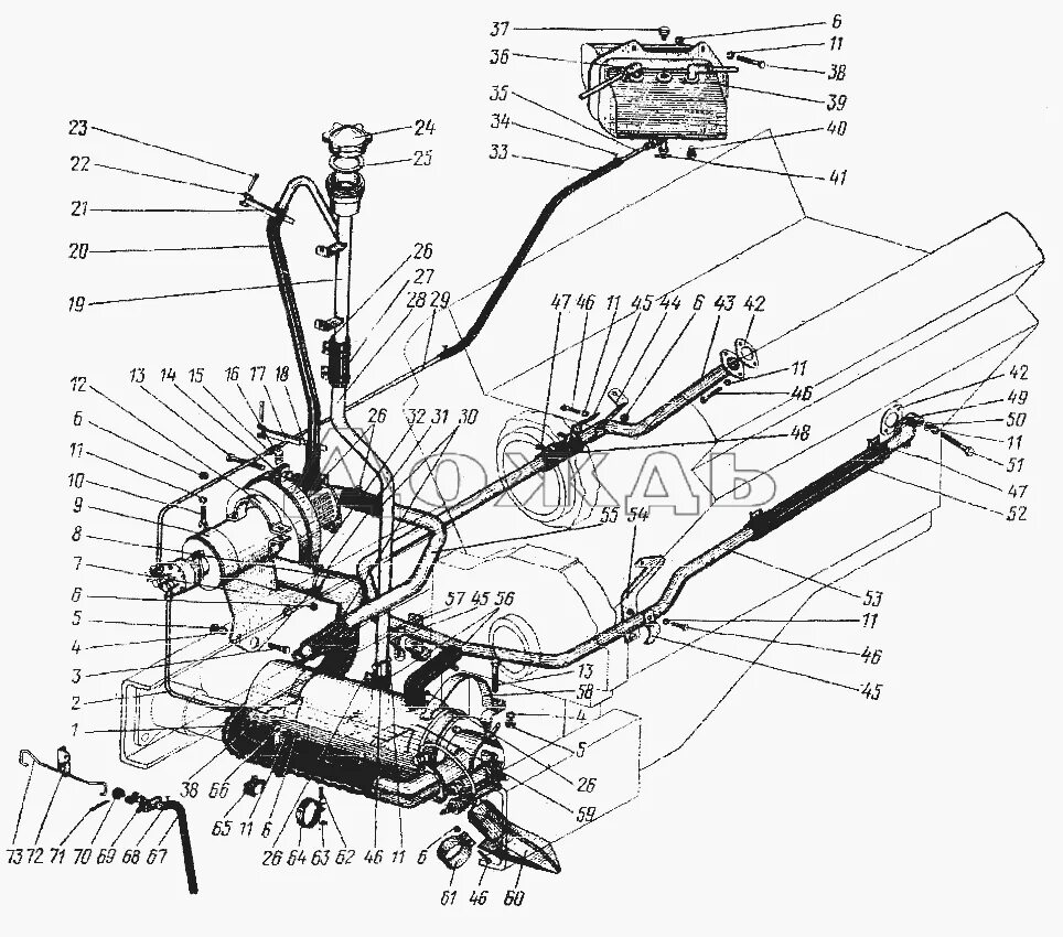Котел урал 4320. Пжд-30 пусковой подогреватель урал 4320. Котел пжд урал 4320. Система предпускового подогрева ямз 238. Котел пжд урал 4320.