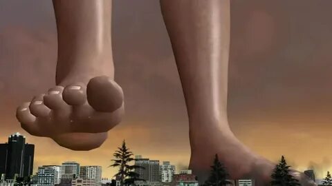 Feet giantess video