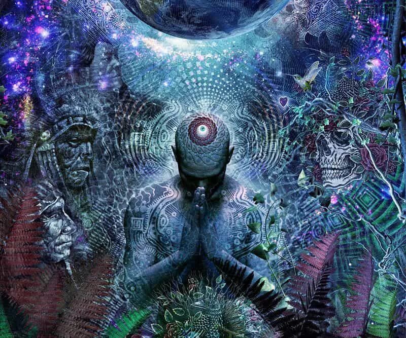 Медитация космос. Камерон грей художник. Эзотерические цветы. Андроид джонс самскара. Просветленный человек.